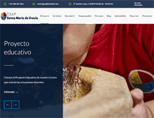 Tablet Screenshot of ceipsantamariadegracia.com